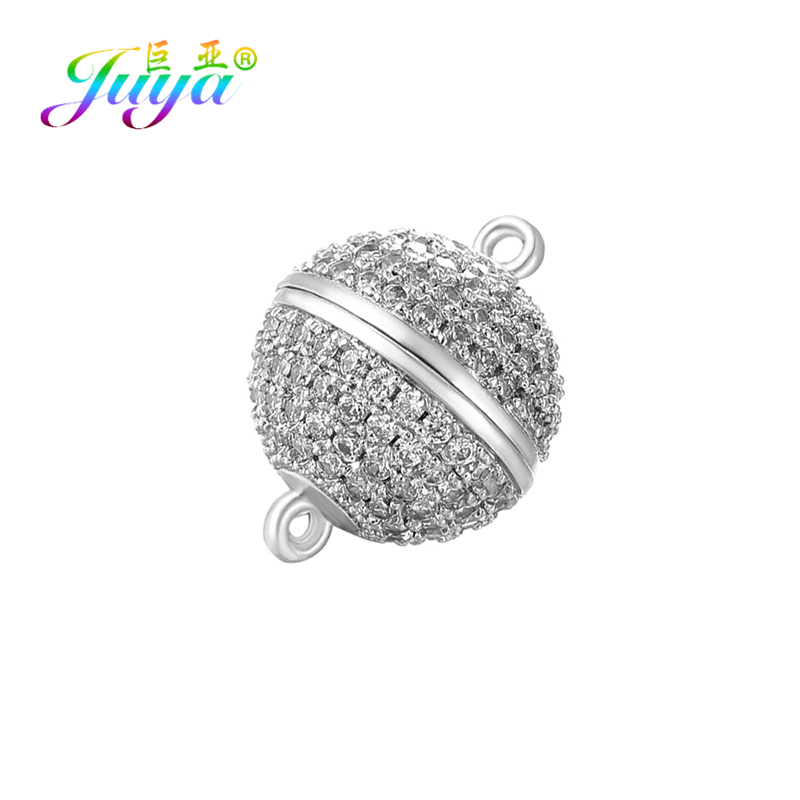 Pearl Necklace - Juya ลูกปัดแฮนด์เมดเครื่องประดับค้นพบ4ขนาดตะขอแม่เหล็กที่แข็งแรงสำหรับผู้หญิงคริสตัลสร้อยข้อมือไข่มุกสร้อยคอทำ