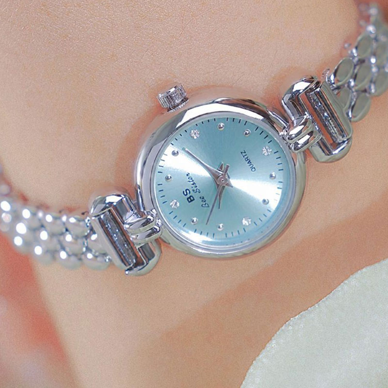 Jewelry Watches Silver - 2024ใหม่นาฬิกาน้ำแข็งสีเงินสุดหรูสร้อยข้อมือนาฬิกาผู้หญิงหน้าปัดขนาดเล็กที่สวยงามกันน้ำนาฬิกาควอทซ์ reloj