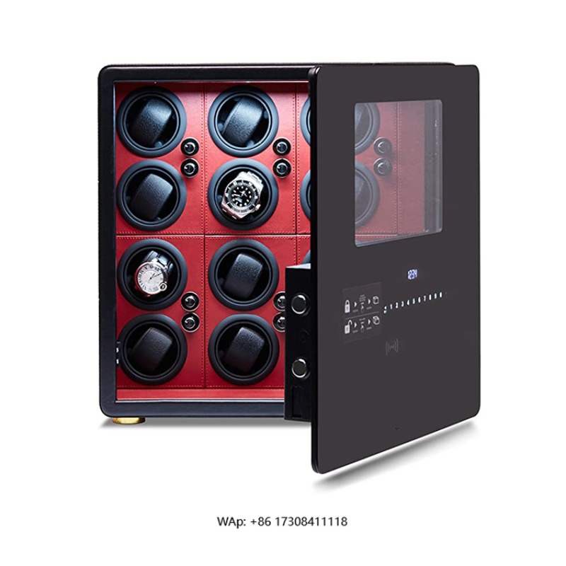 Jewelry And Watches Box - กล่องเก็บนาฬิกาอัตโนมัติ 12 รุ่น พร้อมระบบล็อคด้วยลายนิ้วมือ สำหรับเก็บเครื่องประดับสุดหรู