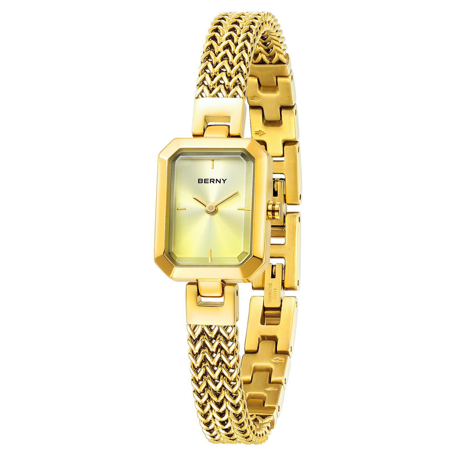 Jewelry Watches For Ladies - นาฬิกาทอง Berny สำหรับผู้หญิงทรงสี่เหลี่ยมขนาดเล็กประณีตอเนกประสงค์นาฬิกาข้อมือผู้หญิงหรูหราเครื่องประดับแฟชั่นนาฬิกาข้อมือสำหรับผู้หญิง