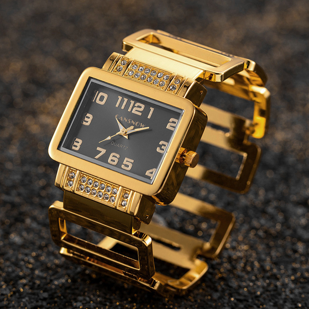 Cansnow สี่เหลี่ยมผืนผ้าสุภาพส - Jewelry Watches Silver บทวิจารณ์และราคา