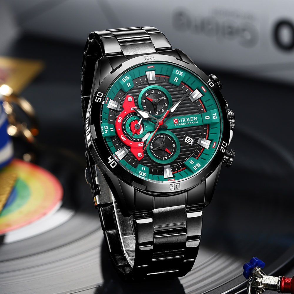 นาฬิกาผู้ชาย CURREN นาฬิกาข้อม - Jewelry Inspired Watches บทวิจารณ์และราคา