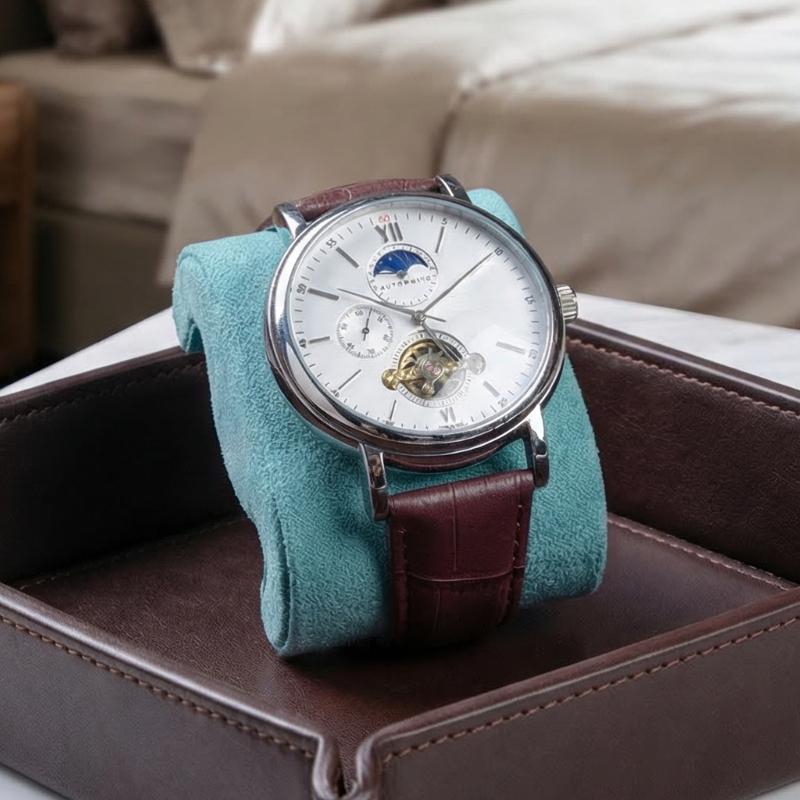 แผ่นรองนาฬิกาแบบนุ่ม ผ้ากำมะหย - Jewelry And Watches Box บทวิจารณ์และราคา