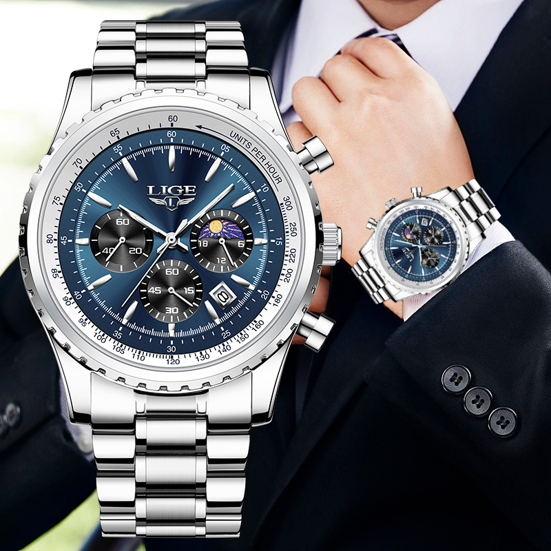 นาฬิกาควอทซ์หรูหราแบรนด์ Lige  - Jewelry Inspired Watches บทวิจารณ์และราคา