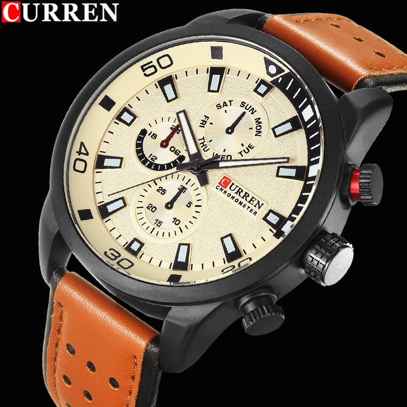 2017 CURREN นาฬิกาแบรนด์หรูผู้ - Jewelry Inspired Watches บทวิจารณ์และราคา