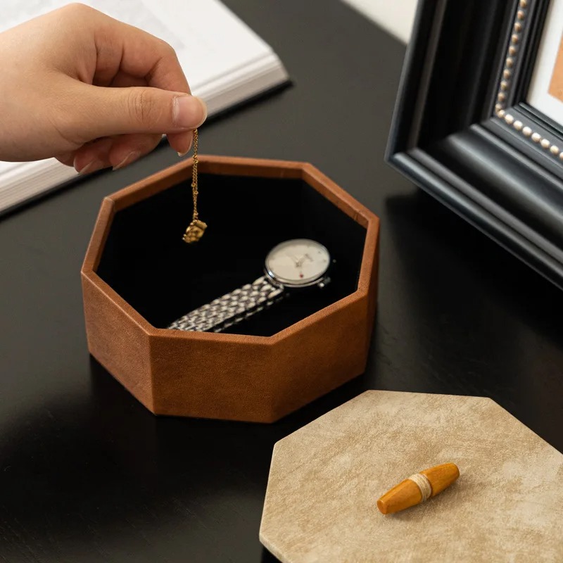 กล่องเก็บนาฬิกาหนังฟล็อกเรียบห - Jewelry And Watches Box บทวิจารณ์และราคา