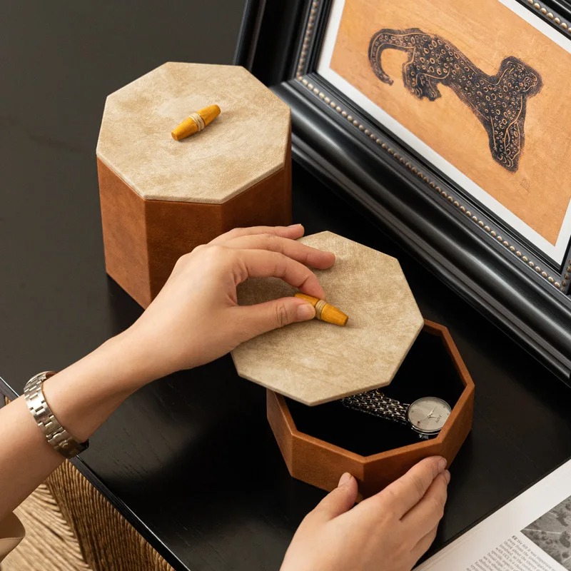 กล่องเก็บนาฬิกาหนังฟล็อกเรียบห - Jewelry And Watches Box บทวิจารณ์และราคา