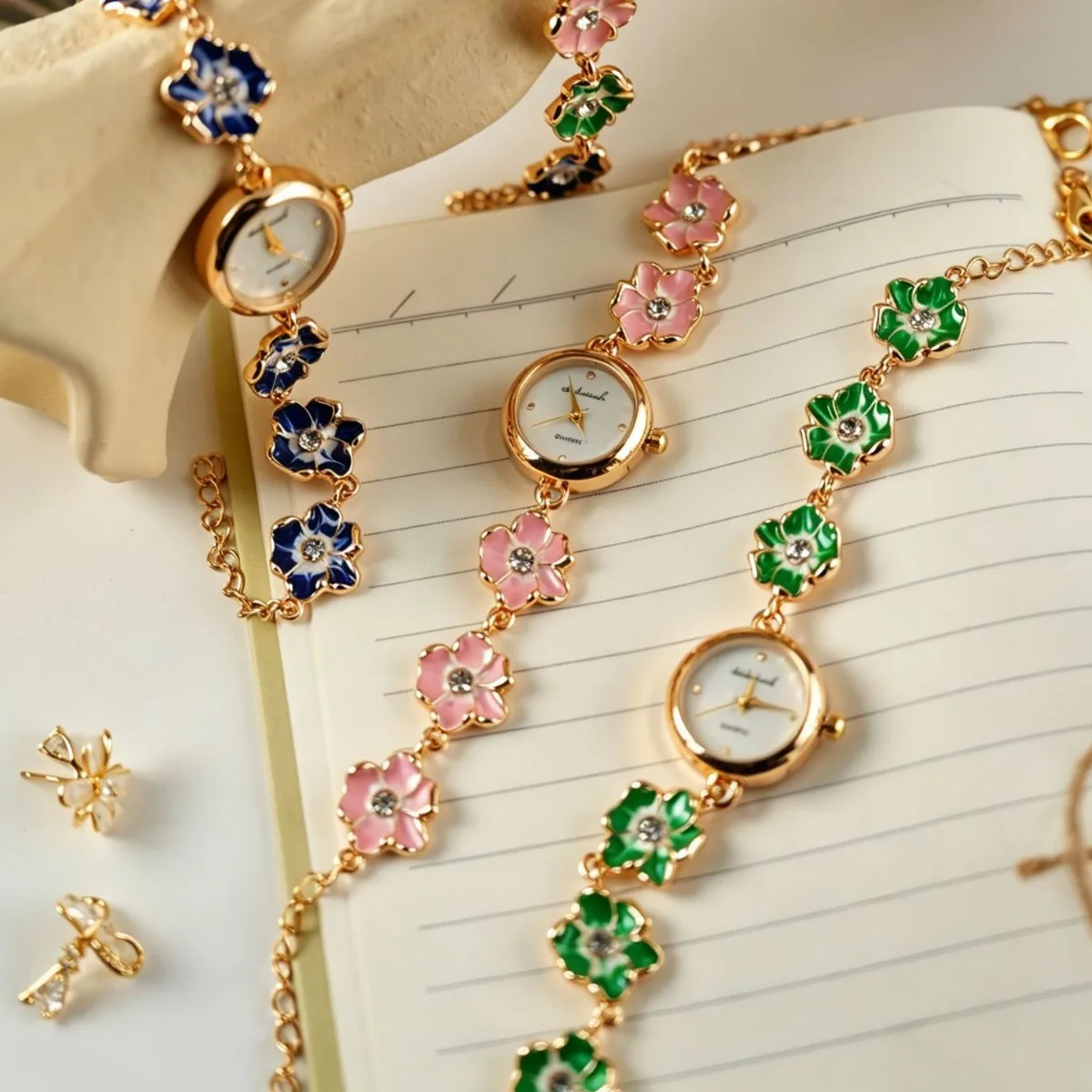 นาฬิกาข้อมือผู้หญิงแบบสายโซ่ลา - Jewelry Watches Silver บทวิจารณ์และราคา