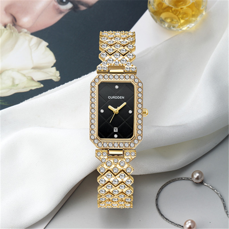 นาฬิกาทรงสี่เหลี่ยมแบรนด์ curd - Jewelry Watches Silver บทวิจารณ์และราคา
