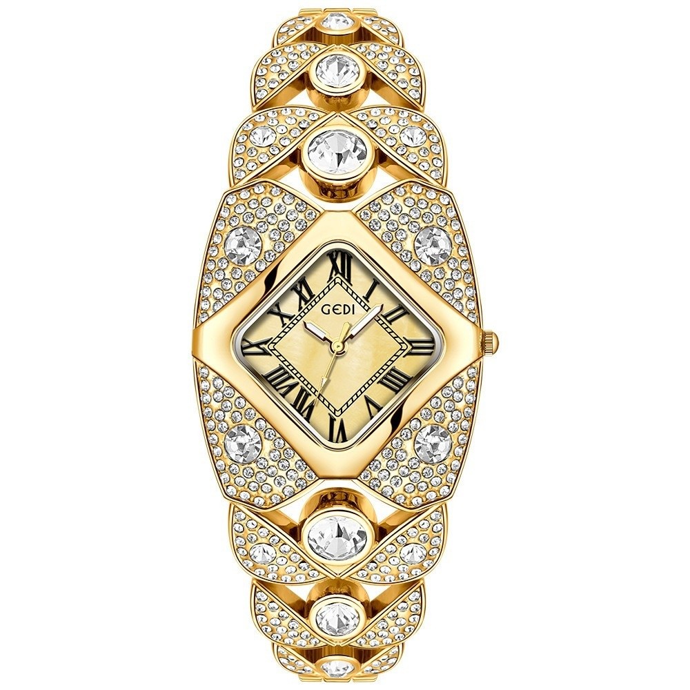 นาฬิกาข้อมือฝังเพชรใหม่ ดีไซน์ - Jewelry Watches Brands บทวิจารณ์และราคา