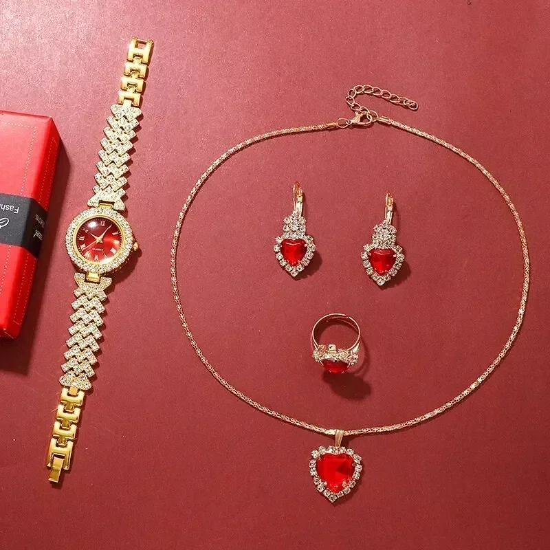 นาฬิกาหรูหราทองผู้หญิงแหวนสร้อ - Jewelry Watches For Ladies บทวิจารณ์และราคา