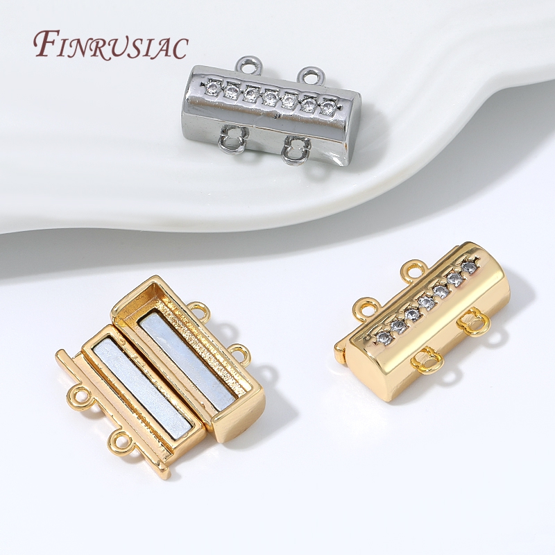 ตัวล็อกสร้อยคอแม่เหล็ก ชุบทอง  - Pearl Necklace บทวิจารณ์และราคา