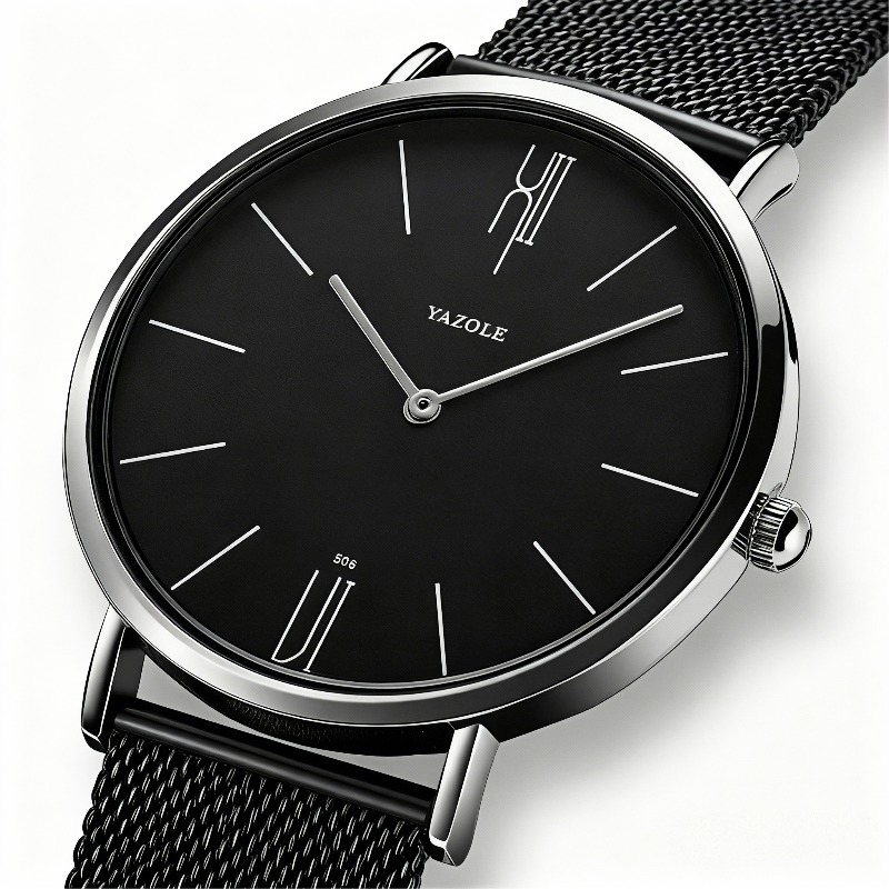 นาฬิกาข้อมือผู้ชายแฟชั่นเรียบง - Jewelry Inspired Watches บทวิจารณ์และราคา