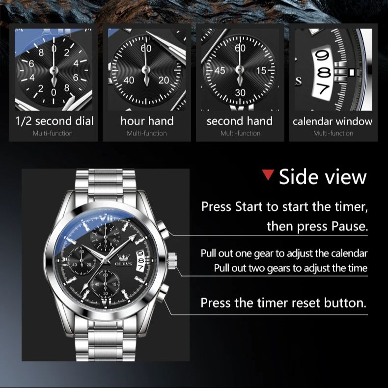 นาฬิกา OLEVS 2987 ของแท้ นาฬิก - Jewelry Inspired Watches บทวิจารณ์และราคา