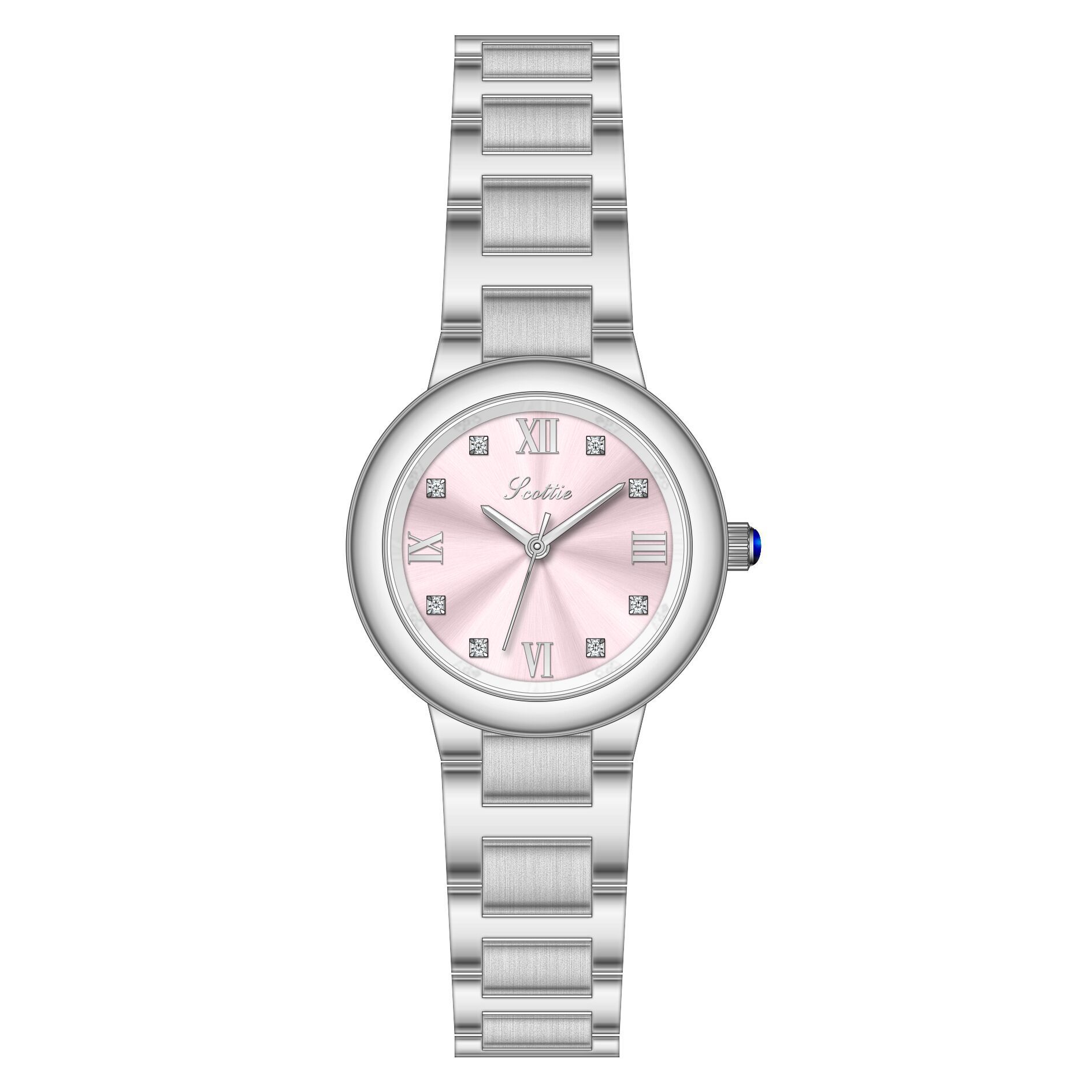 นาฬิกาข้อมือผู้หญิงกันน้ำ สายเ - Jewelry Watches Silver บทวิจารณ์และราคา