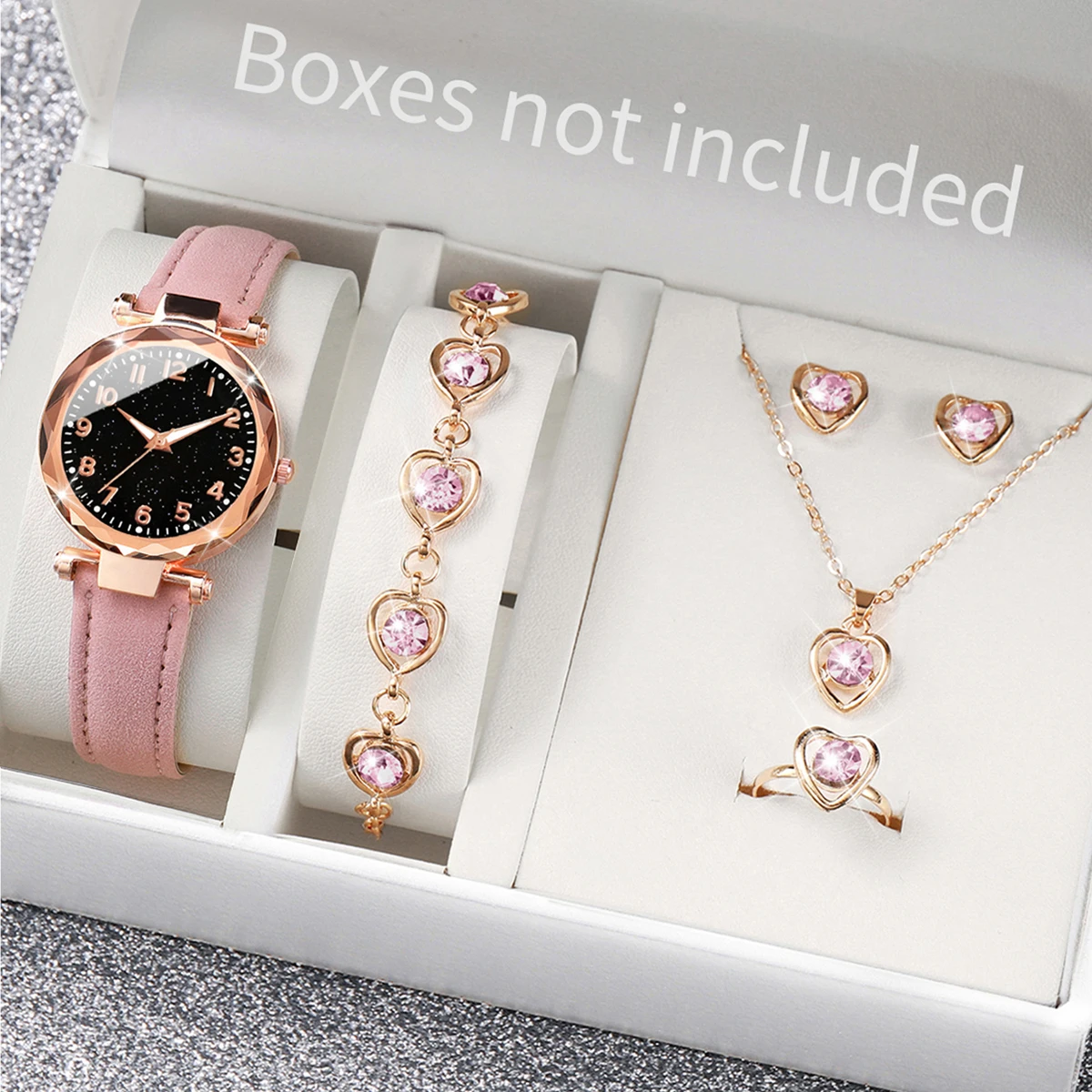 5/6PCS นาฬิกาแฟชั่นผู้หญิงนาฬิ - Jewelry Watch Making บทวิจารณ์และราคา