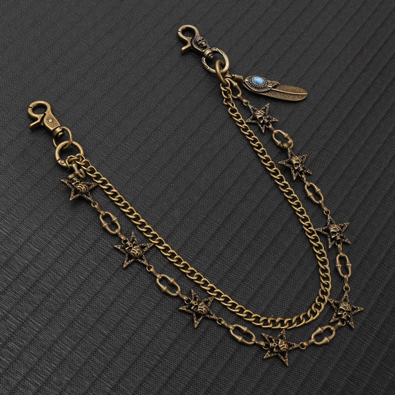 ฮิปฮอป พังก์ ร็อก เมทัล กางเกง - Hip Hop Chain Necklace บทวิจารณ์และราคา