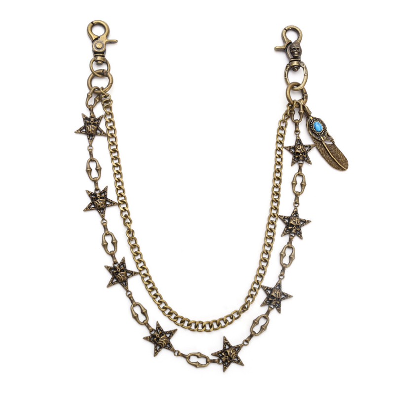 ฮิปฮอป พังก์ ร็อก เมทัล กางเกง - Hip Hop Chain Necklace บทวิจารณ์และราคา