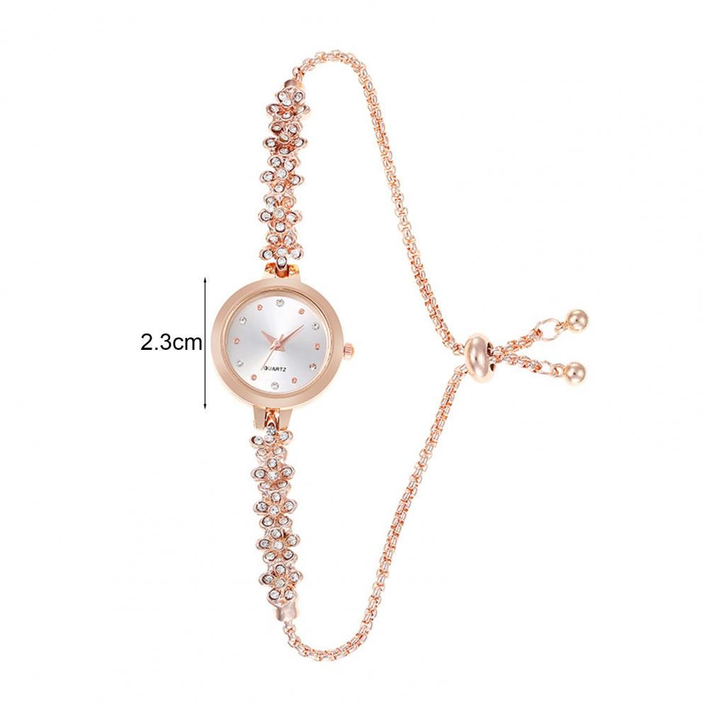 2.3 ซม.ผู้หญิง Rhinestone สร้อ - Jewelry Watches For Ladies บทวิจารณ์และราคา