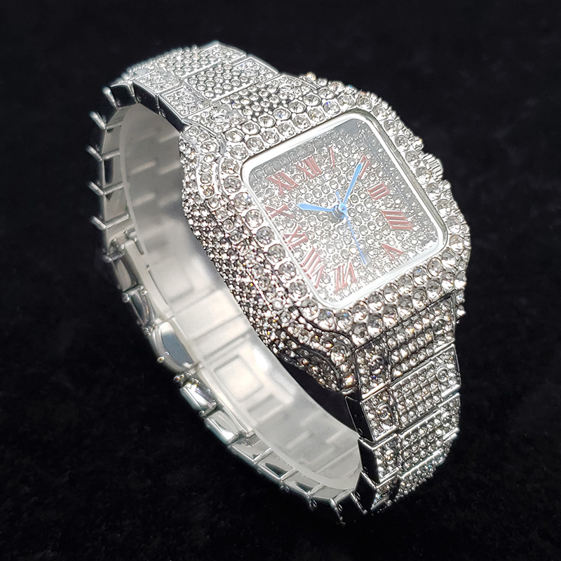 นาฬิกาเพชรหรูหราสำหรับผู้หญิง  - Jewelry Watches Silver บทวิจารณ์และราคา