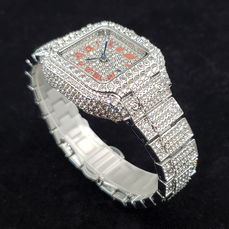 นาฬิกาเพชรหรูหราสำหรับผู้หญิง  - Jewelry Watches Silver บทวิจารณ์และราคา