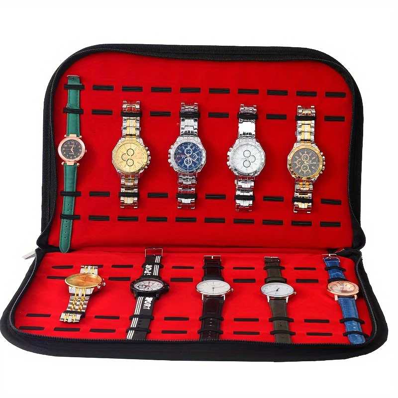 กระเป๋าเก็บนาฬิกา 20 ช่อง กระเ - Jewelry And Watches Box บทวิจารณ์และราคา
