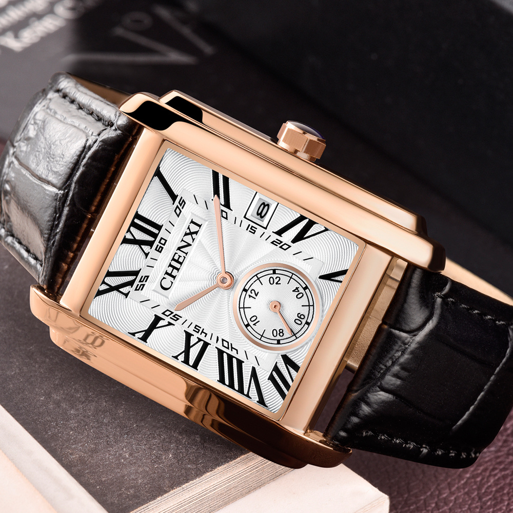 CHENXI 8216 แฟชั่นคลาสสิกสแควร - Jewelry Inspired Watches บทวิจารณ์และราคา