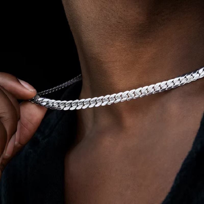 สร้อยคอ B&C Cuban Link สำหรับผ - Hip Hop Chain Necklace บทวิจารณ์และราคา