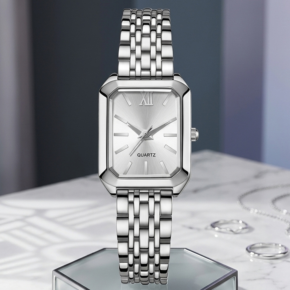 ชุดนาฬิกาข้อมือ 4 ชิ้น/เซ็ต สำ - Jewelry Watches Silver บทวิจารณ์และราคา