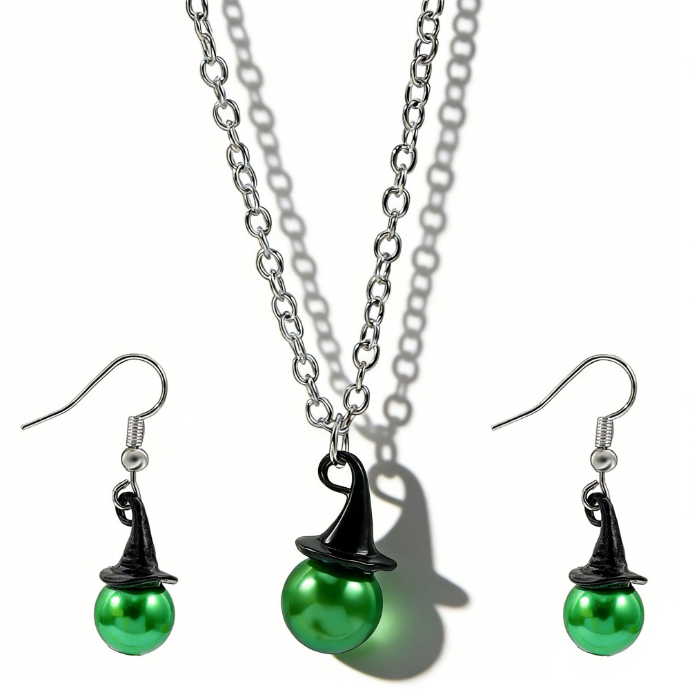หมวกแม่มดและมงกุฎสไตล์ Wicked  - Pearl Necklace บทวิจารณ์และราคา