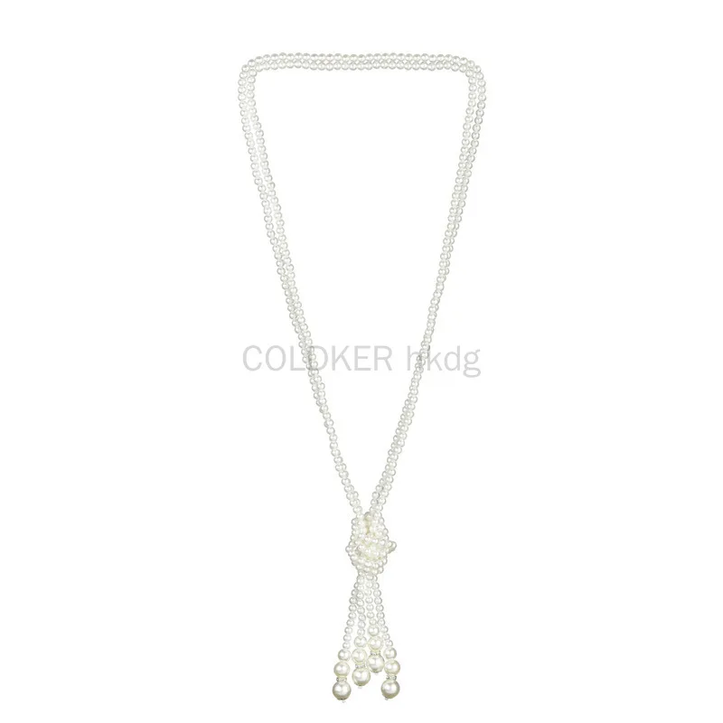 สร้อยคอมุกยุค 1920 แฟชั่นมุกเท - Pearl Necklace บทวิจารณ์และราคา