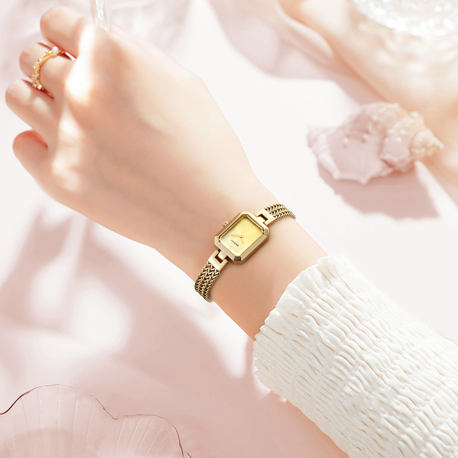 นาฬิกาทอง Berny สำหรับผู้หญิงท - Jewelry Watches For Ladies บทวิจารณ์และราคา