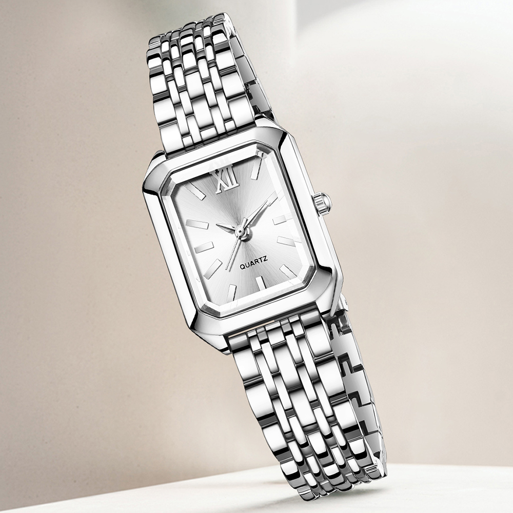 นาฬิกาข้อมือแฟชั่นสำหรับผู้หญิ - Jewelry Watches Silver บทวิจารณ์และราคา