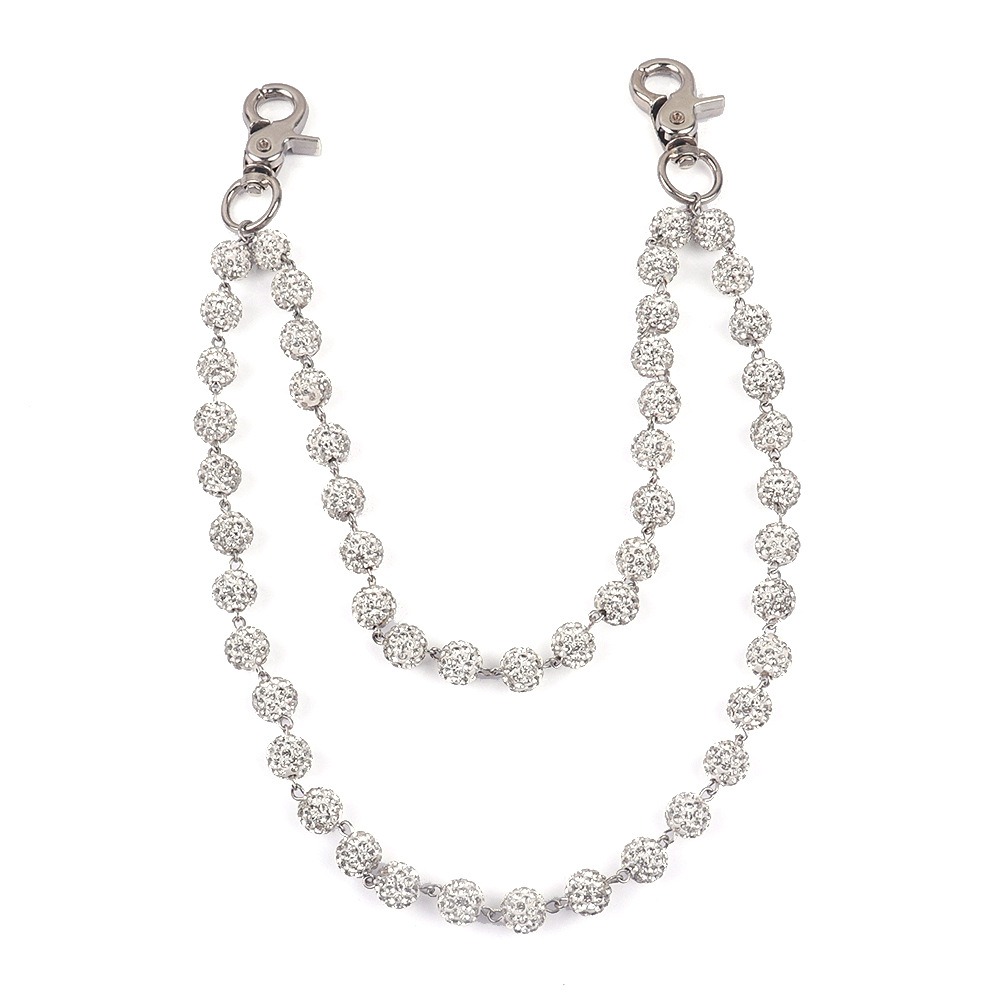Harajuku Street Hip Hop กางเกง - Hip Hop Chain Necklace บทวิจารณ์และราคา