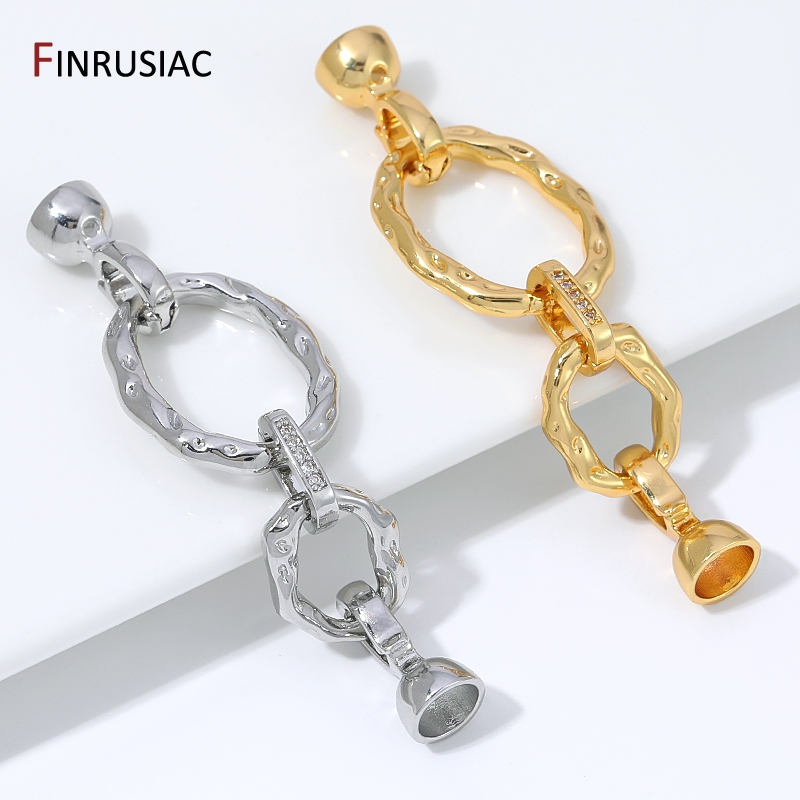 ตัวล็อกเชื่อมต่อทรงวงรีชุบทอง  - Pearl Necklace บทวิจารณ์และราคา