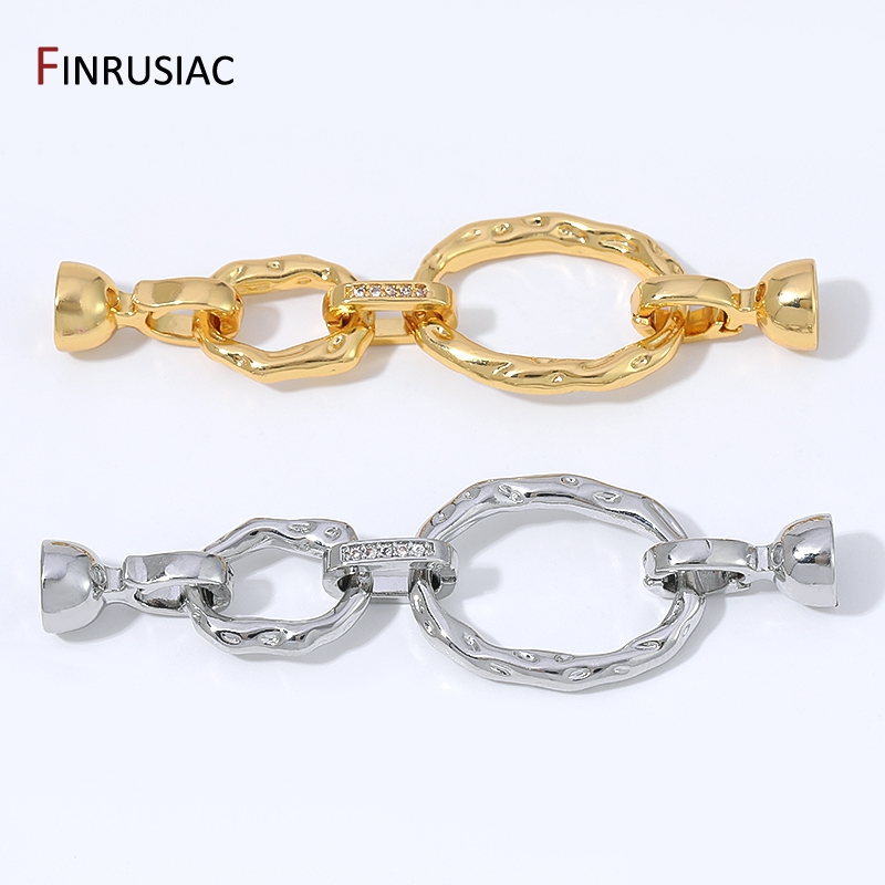 ตัวล็อกเชื่อมต่อทรงวงรีชุบทอง  - Pearl Necklace บทวิจารณ์และราคา