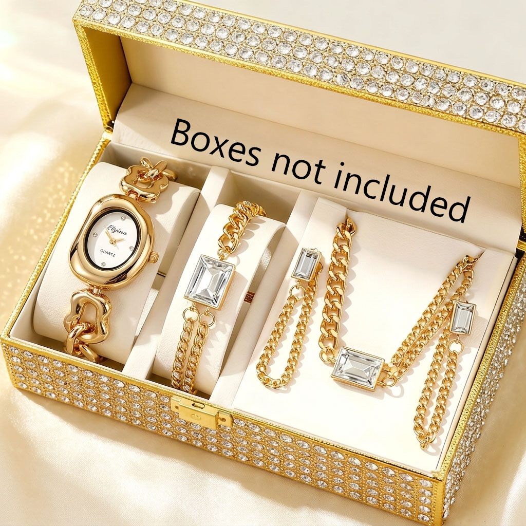 ชุดนาฬิกาควอตซ์แฟชั่นผู้หญิง 5 - Jewelry Watch Making บทวิจารณ์และราคา